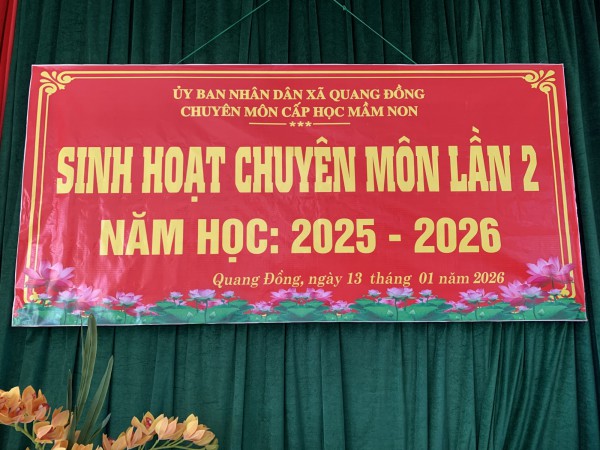sinh hoạt chuyên môn